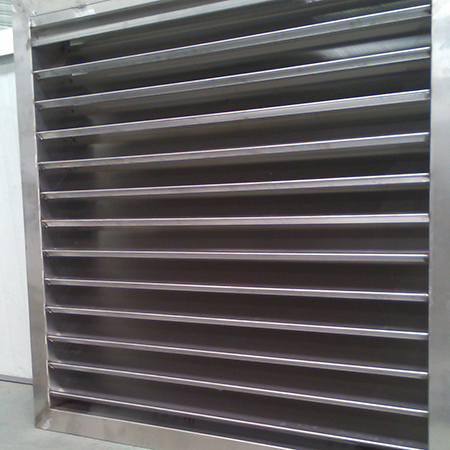 Stainless steel shutter window