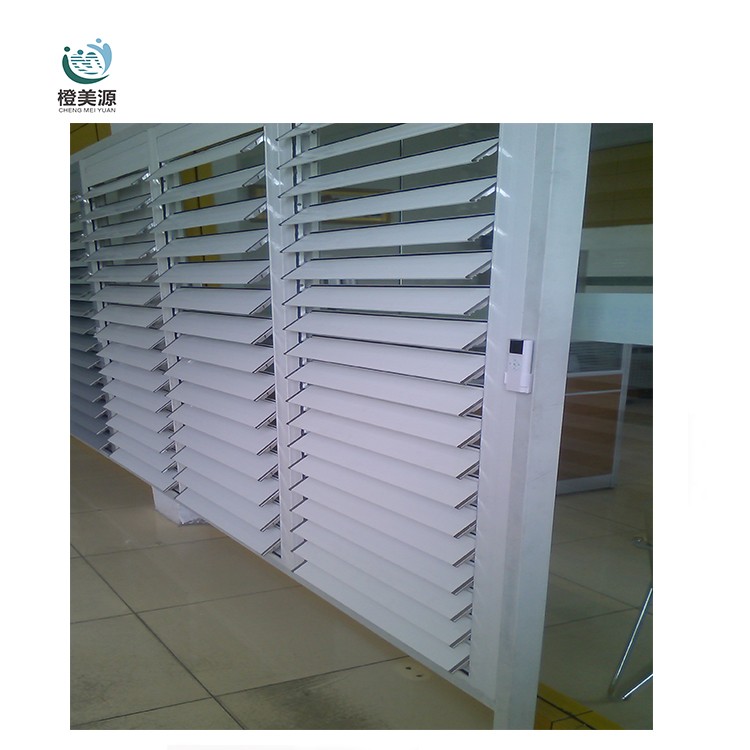 Aluminum alloy hollow flat shutter window